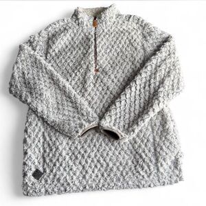 Simply Southern White Sherpa Pullover